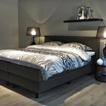 Boxspringcombinatie, M-Ray, Valencia Deluxe, Antraciet